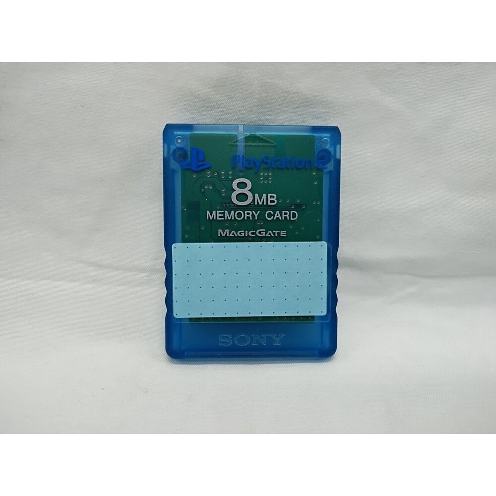 Sony PlayStation 2 Blue 8MB Memory Card Magic Gate SCPH-10020
